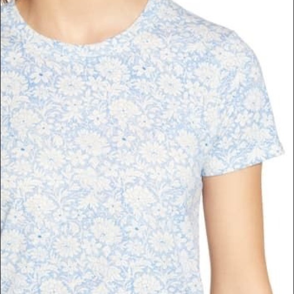 Lucky 🍀 Brand All Over Floral Cotton Tee Medium - Picture 5 of 8